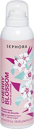 SEPHORA Shower Foam Cherry BLOSSOM 200 ML 91% INGREDIENTS OF NATURAL ORIGIN