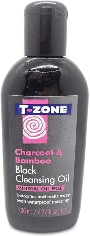 Zone , olio detergente nero al carbone e bambù, senza oli minerali, 200 ml