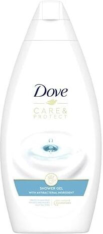 Dove Care & Protect, gel doccia con ingredienti antibatterici, confezione da 6, 500 ml