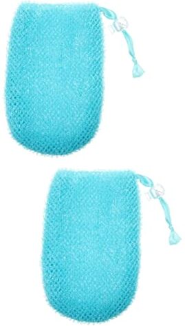 minkissy Portasapone 2 Pcs Sacchetto Di Sapone Mesh Organizer Borse Borsa Viaggio Doccia Loufah Spugna Spugna Di Luffa Sapone Scrubber Sacchetto Coulisse Pacchetto Di Sapone Esfoliante