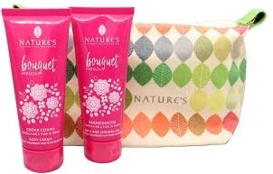 Nature's Bouquet Fragola Pochette Bagnodoccia e Crema Corpo