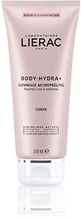 Lierac Body Hydra+ Gommage Micropeeling Esfoliante Corpo con Acido Ialuronico, per la Pelle Secca e Opaca, Formato da 200 ml