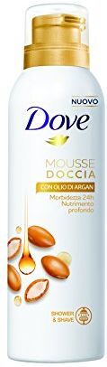 Dove Mousse Doccia con Olio di Argan, 200 ml Pacco da 3