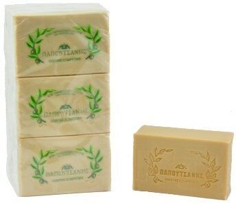 Papoutsanis Traditional Pure Greek Olive Oil Soap 6 Bars of 8.8 Oz (250g) by Papoutsanis