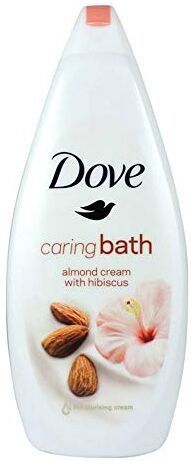 Dove Purely Pampering, Bagnoschiuma mandorla e ibisco, 250 ml, 6 pz.