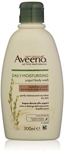 Aveeno Bagno Doccia allo Yogurt Profumo Vaniglia e Avena 300 ml