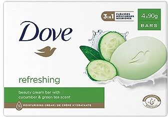 Dove Sapone rinfrescante Soap Bar (4 x 90 g)