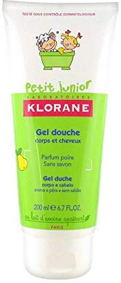 Klorane Petit Junior Gel Douche Corps et Cheveux, 200 ml