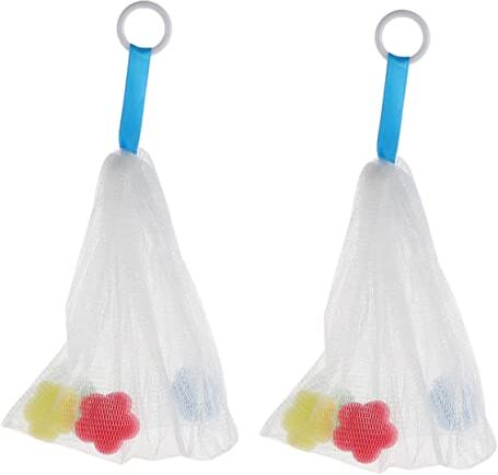 FRCOLOR 10 Pezzi Schiumogeno Netto Sapone In Schiuma Sacchetti Di Sapone Da Bagno Sacchetti Di Sapone Esfoliante Borsa Per Scrubber Per Doccia Per Il Corpo Sacchetto A Rete Per Sapone