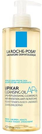 L'OrealPosay La Roche-Posay Olio Doccia Detergente, Per Pelli Sensibili, Anti-Arrossamento, Ultra-Idratazione, Formula con Aqua Posae Filiformis, Burro di Karité, Niacinamide, Lipikar Olio Detergente AP+, 400 ml