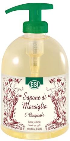 ESI Sapone di Marsiglia L'originale Detergente Liquido Naturale, 500ml