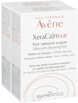 Avene Avène XeraCalm AD Barretta detergente ultra-ricca, 2 x 100 g