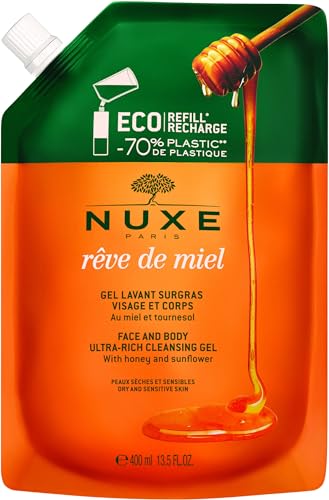 Nuxe Reve de Miel Eco Ricarica Gel Lavante Surgrassante Viso e Corpo, 400ml