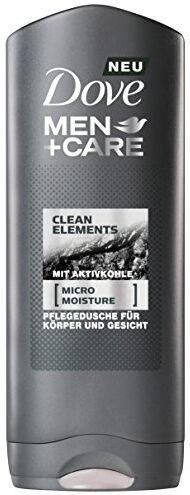 Dove Domestos  Men + Care Gel Doccia Clean Elements 250 ML, confezione da (6 X 250 ML)