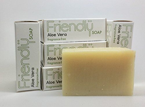 Friendly Soap Sapone amichevole naturale fatto a mano Aloe Vera Sapone 6 Pack (6 Bar)