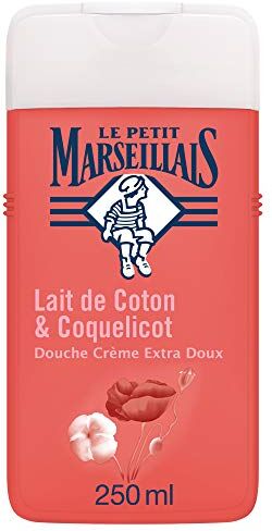 Le Petit Marseillais Crema Doccia  extra delicato latte in cotone e di papavero da 250 ml