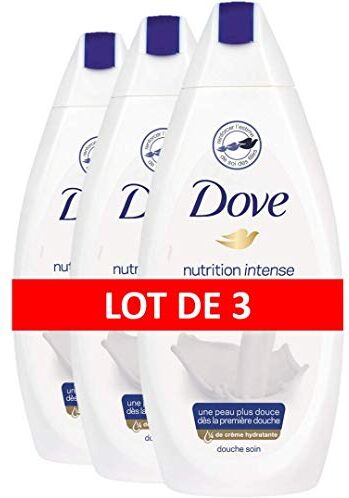 Dove Nutrition Intense doccia gel 400 ml Set di 3