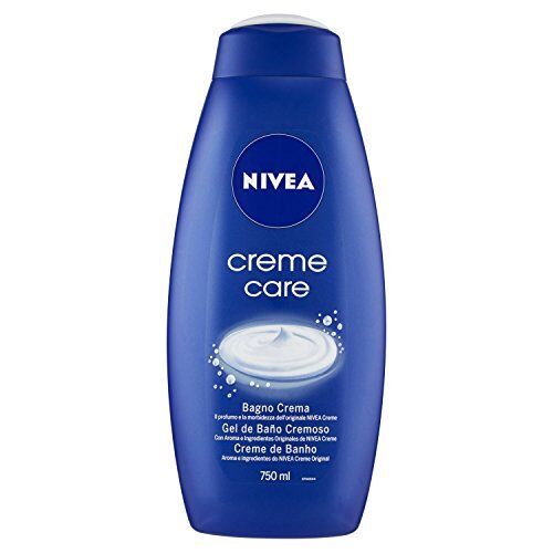 Nivea Creme Care Crema Bagno da 750 ml, Bagnoschiuma Idratante con Oli Nutrienti, Bagnoschiuma Cremoso con il Profumo e la Morbidezza dell'Originale  Creme