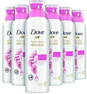 Dove Mousse Doccia Olio di Rosa 6x200 ml (Confezione da 6)