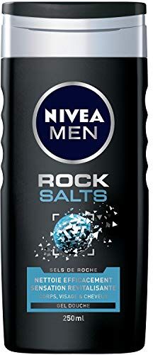 NIVEA Men Gel Doccia Rock Salts 250 ml – Confezione da 4