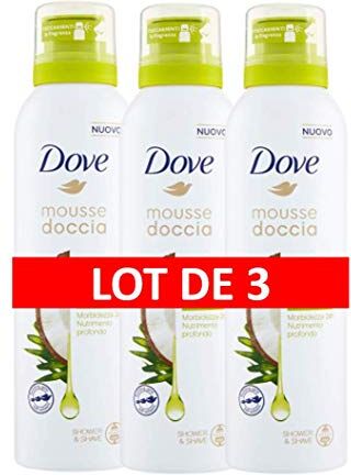 Dove Mousse Doccia Olio di Cocco 3 Confezioni da 200ml