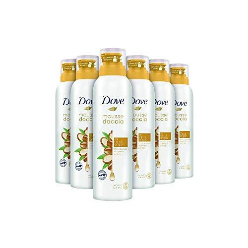 Dove Mousse Doccia Olio di Argan 6x200 ml (Confezione da 6)