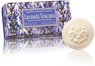 Saponificio Artigianale Fiorentino Tuscan Lavender, giglio fiorentino 6 saponette da 50 g