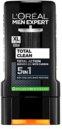 L'ORÉAL Paris Men Expert, gel doccia Total Clean Showergel, 300 ml