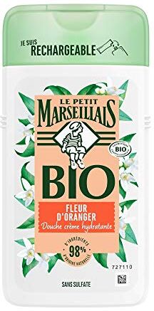 Le Petit Marseillais Crema doccia Bio Idratante, pH neutro, Fiore d'arancio, 250 ml