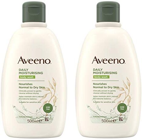 Aveeno ®, 2 bagnoschiuma per pelli secche e sensibili, 500 ml