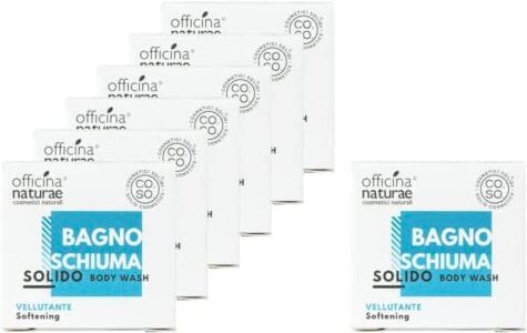 Generico Officina Naturae 7 Mini Size Bagnoschiuma Solido Vellutante 7 x 15 gr Plastic Free SUPER OFFERTA