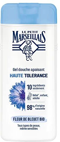 Le Petit Marseillais Gel Doccia Ad Alta Tolleranza Fiore Di Fiordaliso BIO, 400 Ml