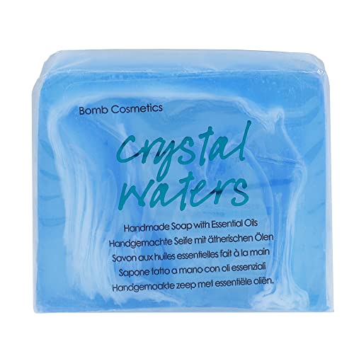Bomb Cosmetics Crystal Waters Vegan Soap Slice, 100g