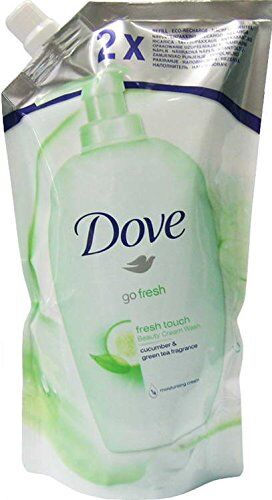 Dove 10 x  Sapone Liquido Fresh Touch Ricarica 500 Ml