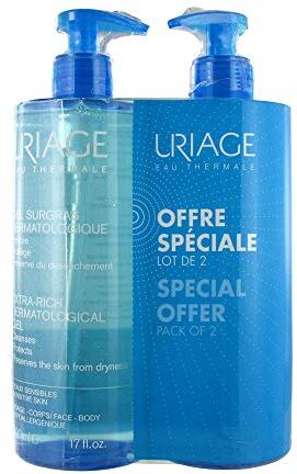 Uriage Gel Surgras dermatologico, 500 + 500 ml