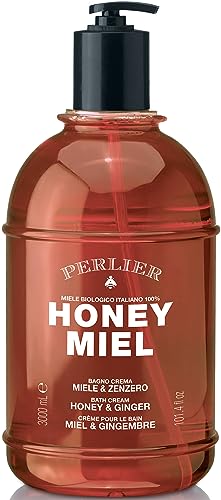 Perlier Honey Miel Bagno Crema Miele & Zenzero con miele Biologico 100% italiano 3000 ml con dosatore