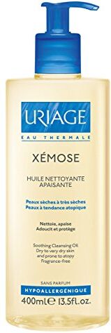 Uriage Xemose Olio Detergente Lenitivo, Senza Profumazione, 400 Millilitro