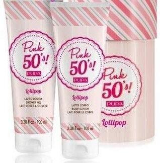 Pupa PINK 50'S LOLLIPOP SHOWER GEL 100 ML + BODY LOTION 100 ML