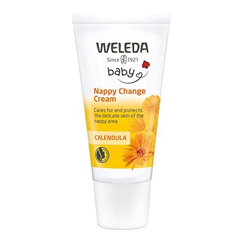 Weleda Bio Baby Calendula crema protettiva per ferite da 30 ml – Cosmetico naturale unguento per ferite crema per bambini per proteggere la pelle sensibile del bambino nella zona del pannolino,