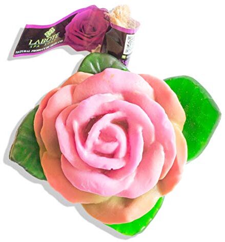 LABOTE Sapone naturale naturale tailandese fatto a mano rosa viola con profumo tipico