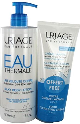 Uriage Pack latte setoso 500 ml+crema lavante 200 ml