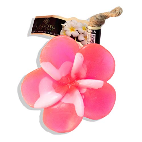 LABOTE Sapone naturale thailandese naturale naturale al plumeria, fatto a mano, con tipico profumo