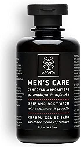 Apivita Shampoo & bagnoschiuma al cardomomo & propoli Men's care