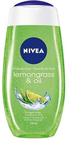 NIVEA , Gel doccia Lemongrass & Oil, 250 ml (Pack of 4)