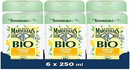 Le Petit Marseillais Gel Doccia Bio Energzzante, a pH neutro, Verbena Limone, 250 ml