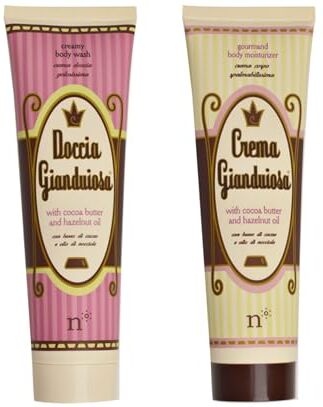 Generic Neve Cosmetics Crema Gianduiosa delicata con burro di cacao ed olio di nocciole 150ml + Doccia Gianduiosa Detergente delicato 150ml Vegan