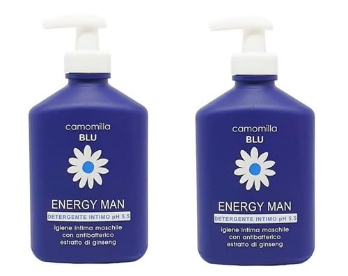 Generic 2 X Camomilla Blu ENERGY MAN detergente intimo uomo pH 5,5 300ml