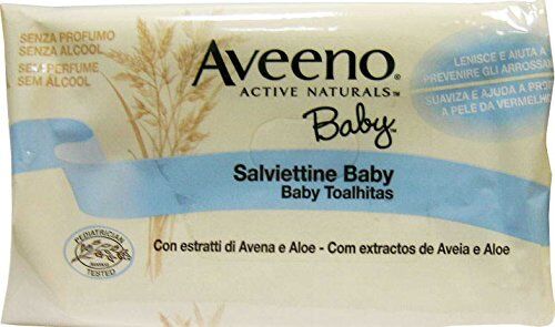 aveeno 6 x  Baby Salviettine Corpo Detergenti 72 Pz