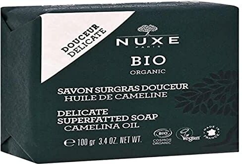 Nuxe Idratazione Bio Attiva Sapone Solido Delicato Viso e Corpo, 100g