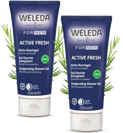 Weleda Gel Doccia Energizzante Uomo Confezione da 2 x 200 ml